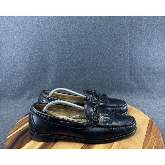 Allen Edmonds Tassel Loafers Woodstock Shoe Size 13AA LEATHER/BLACK - Picture 1 of 12